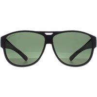 Aviator Matte Grey G15 Polarized FO6 Fit Over Glasses Sunglasses
