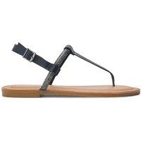 b.soleful Women's 'Lunara' Porvair Sandals in Black | Size: 5