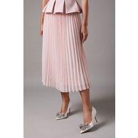 Coast Women's Wide Fit Tania Satin Embellished Bow High Heel Stiletto Court Shoes in Ballerina Pink | Size: 5