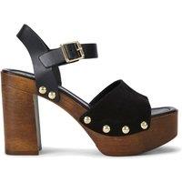 Carvela Women's 'Festa Block' Suede Heels in Black | Size: 7