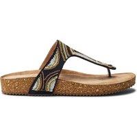 b.soleful Women's 'Lisara' Porvair Sandals in Black | Size: 8