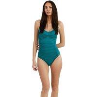 Panos Emporio Women's Potenza Recycled Shaping Swimsuit in Green | Size: 10