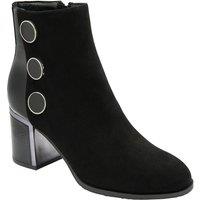 Lotus Women's Black 'Stevie' Heeled Ankle Boots | Size: 6