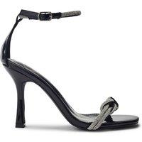 b.soleful Women's 'Lezara' Porvair Sandals in Black | Size: 5