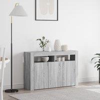 Berkfield Home Sideboard Grey sonoma Engineered wood 116 x 30 x 75 cm Sideboard