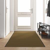 Berkfield Home Washable Doormat in Brown, 120x350 cm in Brown | Size: Medium