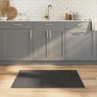 Berkfield Home Rug Rectangular Grey70x100 cm Bamboo in Grey | Size: Medium