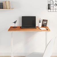 Berkfield Home Table Top 80x40x1.5 cm Rectangular Solid Wood Beech in Brown