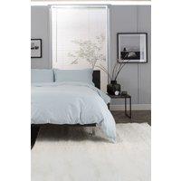 The Lyndon Company Luxury 100% Cotton 200 Thread Count Duvet Cover Set in Pale Green | Size: Single