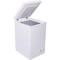 SIA 48cm Freestanding Slimline Compact White Chest Freezer CHF100W