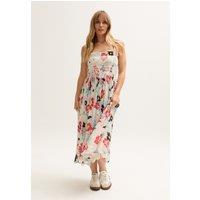 Lily and Lionel Women's Jessica Detachable Strap Poppy Print Midi Dress In Multi | Size: 12
