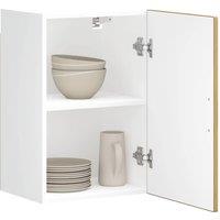 Berkfield Home Kitchen Wall Cabinet Porto Artisan Oak Engineered Wood in Brown
