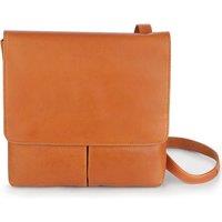 PRIMEHIDE Women's Soft Leather Crossbody Organiser Bag in Tan