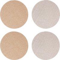 Orsina Reversible Glitter Place Settings Reversible Gold & Silver Glitter Placemats