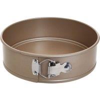 Orsina Non-Stick Springform Cake Tin, Champagne Finished Carbon Steel Round Cake Pan with Removeable Bottom in Gold