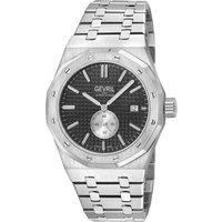 Gevril Men's Gotham, Swiss Automatic Watch, Black Dial, 316L Stainless Steel, & Sapphire Crystal