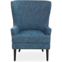 Orsina Green Wingback Lounge Arm Chair, High Back Fabric Living Room Chair, Mid Century Arm Chair with Fabric