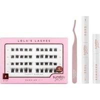Lola's Lashes "Fluffy Russian" DIY Lash Extensions Starter Set in Clear