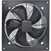 Living and Home Ventilation Wall-Mounted Exhaust Axial Fan 16-inch in Black