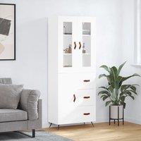 Berkfield Home Highboard White 69.5x34x180 cm Engineered Wood