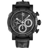 Black - 'Moon Dust' Automatic Watch - 46mm - Model RJMDCH.101.20