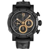 Black - 'Moon Dust' Automatic Watch - 46mm - Model RJMDCH.103.20