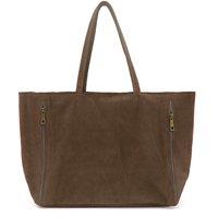 Slouch Roomy Italian Real Suede Leather Large Handle Tote Bag