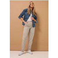 Long Tall Sally Women's Tall Straight Leg Chino Jeans in Stone | Size: 18L