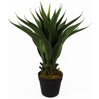 Leaf 55cm Artificial Tropical Yucca Plant in Green