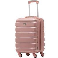 Flight Knight 55x35x25cm Suitcase Cabin Carry On Maximum Size for KLM & Air France in Rose