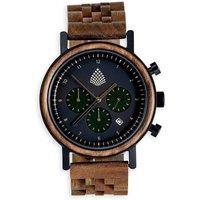 The Sustainable Watch Company Men's The Cedar Chronograph Wood Watch in Brown