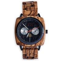 The Sustainable Watch Company Men's The Oak Vegan Wood Watch in Brown
