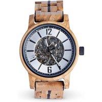 The Sustainable Watch Company Men's The Sycamore Mechanical Wood Watch in Light Brown