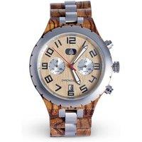 The Sustainable Watch Company Men's The Sandalwood Chronograph Wood Watch in Light Brown