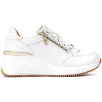'Skyline Wedge Sneaker' Leather Trainers