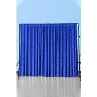 Neel Blue Velvet Backdrop - 3x3 Metres in Royal