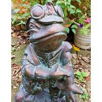Inspirational Gifting Toad of Toad Hall Sculpture from Wind in the Willows in Bronze