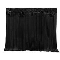 Neel Blue Ice Silk Backdrop - 4x4 Metres in Black