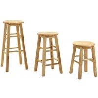 netfurniture Basi Bar Stool 18 Natural (Sold in Pairs) in Black