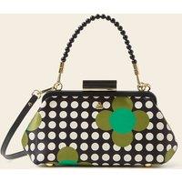 Jenny D Clutch - Jewel Flower Polka Dot