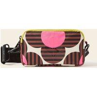Tripod Crossbody - Striped Flower Azalea