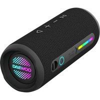 Daewoo 30W 'Boom Beat' Portable Bluetooth Speaker, Wireless Outdoor Party in Black