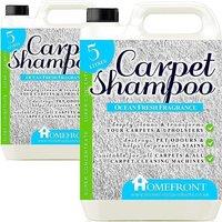 Homefront Ocean Carpet Shampoo 10L, Suitable for all Carpet Cleaners in Clear
