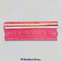 RainbowHome Dual Purpose Gripper Rods - Short Pin (Pack of 30) in Light Red