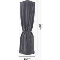 Ruma AeroCover Cylinder Breathable Lightweight Polyester Patio Heater Aerocover in Dark Grey | Size: 1 Pack