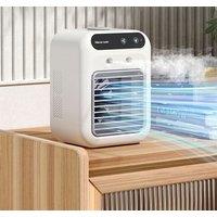 Leaper Standard Portable Desktop Air Cooler Fan with Water Cooling in White
