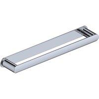 Nes Home Chrome Modern Round Towel Bar Rail Holder in Silver