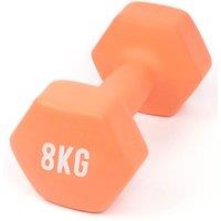 Myga Hexagonal Dumbbell - 8kg Pair in Orange