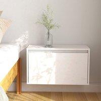 Berkfield Home Wall Cabinet White 60x30x35 cm Solid Pinewood | Size: 60 x 30 x 35 cm