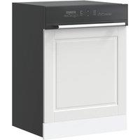 Berkfield Home Dishwasher Panel Porto White 60x1.5x67 cm Engineered Wood